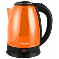 Чайник электрический Optima EK-1808SS 1.8 л оранжевый Оптима