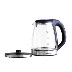 Чайник электрический Blackton KT18 1.8 л прозрачный, синий, черный