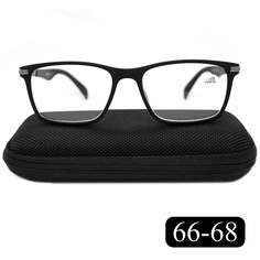Готовые очки для зрения EAE 2177 -1.50, c футляром, цвет черный, РЦ 66-68