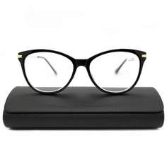 Готовые очки Fabia Monti 0202 +4,00, c футляром, цвет черный, РЦ 62-64