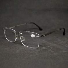 Безободковые очки Fabia Monti 1087 +3.00, без футляра, серые, РЦ 62-64
