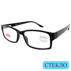 Готовые очки DACCHI 335, со стеклянной линзой, +3,75, без футляра, черные, РЦ 62-64