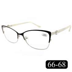 Корригирующие очки для чтения Glodiatr 2032 +1.00, без футляра, цвет черный, РЦ 66-68