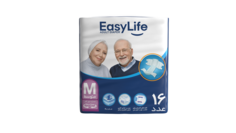 Подгузники EasyLifeAdult Diaper, для взрослых, р-р M, 16 шт