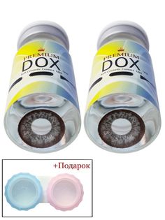 Контактные линзы DOX SMOKY BLACK 0,00 + Контейнер