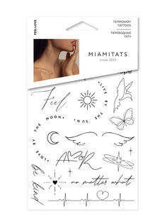 Тату переводные Miamitats Feel love