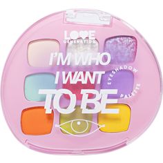 Палетка теней для век LOVE GENERATION I’m Who I Want to Be №01, 9 оттенков, 7,2 г
