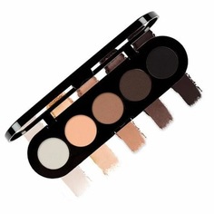 Тени в палитре 5 цветов Make-Up Atelier Paris T22 Natural Chestnut Натуральный каштановый