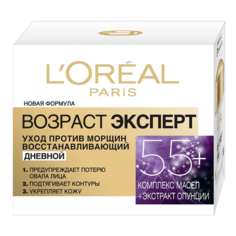 Крем для лица LOreal Paris Возраст Эксперт 55+ против морщин восстанавливающий 50 мл