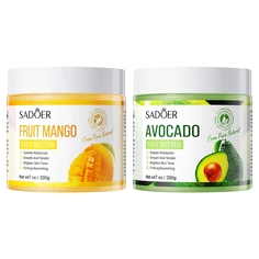 Набор Крем-масел для тела Sadoer с авокадо и манго 200 г 2 шт