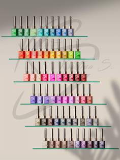 Набор самовыравнивающихся гель-лаков IVILISHOW для ногтей KS 60 шт