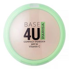 Пудра для лица PARISA Cosmetics Base4U PP-02 SPF10 прессованная, тон 04 Песочный 7 г