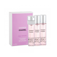 Вода туалетная Chanel Chance Eau Tendre Twist And Spray женская, 3 запасных блока по 20 мл