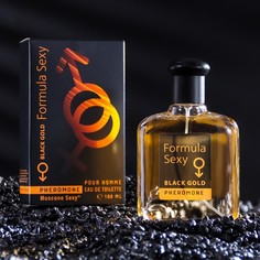 Туалетная вода мужская с феромонами "Formula Sexy Black Gold", 100 мл Дельта Парфюм