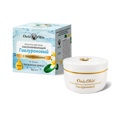 Крем-гель для лица гиалуроновый омолаживающий OvisOlio Натюрлих-Фреш 50 мл