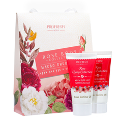 Набор косметический подарочный Profresh Rose Body Collection 2 предмета