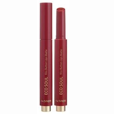 Помада для губ матовая The Saem Eco Soul Kiss Button Lips Matte 05 Brick Red 2 г