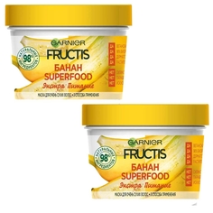 Маска для волос Garnier Fructis Superfood Банан 390 мл х 2 шт.