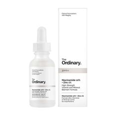 Сыворотка The Ordinary для проблемной кожи с ниацинамидом 10% и цинком 1%, 30 мл