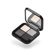 Тени для век Kiko Milano Bright quartet eyeshadow palette № 04 Smokye Eyes Profusion