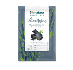 Тканевая очищающая маска Himalaya с углем и зеленым чаем, 30 мл
