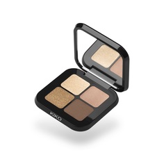 Тени для век Kiko Milano Bright Quartet Eyeshadow palette № 01 Warm Neutral Tones