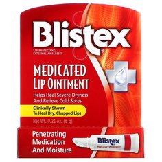 Лечебный Заживляющий бальзам Blistex для губ Medicated Lip Ointment, 6 г