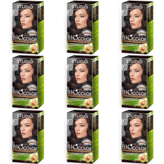 Краска для волос Studio Professional Essem Hair горячий шоколад 3.4 15мл 9шт