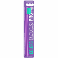 Зубная щетка R.O.C.S. PRO Colors, средняя фиолетовая