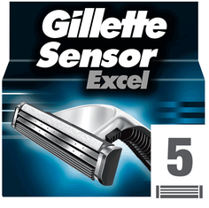 Кассета SENSOR EXCEL 5шт.(муж)*1/10, шт Gillette