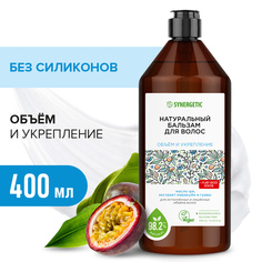 Бальзам для волос Synergetic Объем и Укрепление Волос с маслами ши и кокоса, 400 мл No Brand