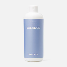 Шампунь для волос Самокат Balance увлажнение и сияние, с коллагеном и маслом хлопка 400 мл