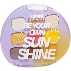 Палетка теней для век LOVE GENERATION Be Your Own Sunshine №01, 9 оттенков, 7,2 г