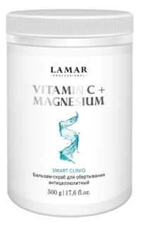 Бальзам-скраб для обертывания Lamar Professional антицеллюлитный VITAMIN C MAGNESIUM 500 г