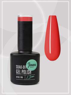 Гель лак Imen 022 неон красно-розовый