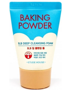 Пенка для умывания ETUDE Baking Powder от прыщей и черных точек на лице, 30 мл