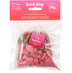 Соль для ванны Bath Time Bath Bag Пробуждающий гранат 100 г