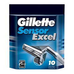 Сменные кассеты Gillette Sensor Excel, 10 шт.