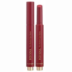 Помада для губ матовая The Saem Eco Soul Kiss Button Lips Matte 02 Chilling Red 2 г