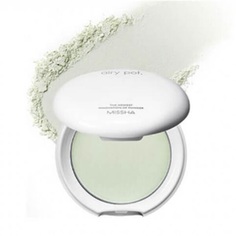 Компактная матирующая пудра Missha против красноты Airy Pot Pressed Powder Mint 5г