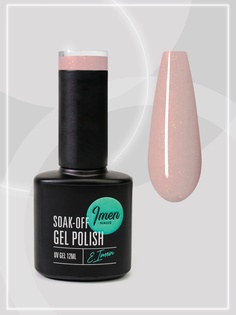 Гель лак Imen с блестками DB040 бежевый