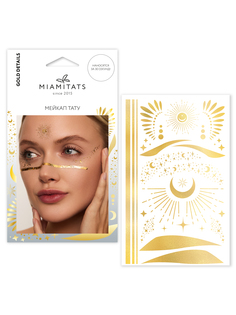 Набор переводных тату Miamitats Gold details