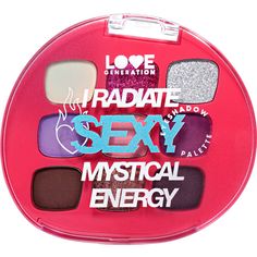 Палетка теней для век LOVE GENERATION I Radiate Sexy Mystical Energy №01, 7,2 г