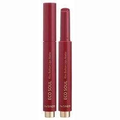 Помада для губ матовая The Saem Eco Soul Kiss Button Lips Matte 03 Mauve Burgundy 2 г
