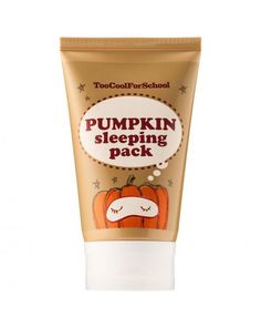 Ночная маска энзимная с тыквой и керамидами Pumpkin Sleeping Pack 30мл TOO Cool FOR School