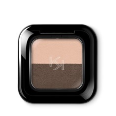 Тени для век Kiko Milano Bright duo eyeshadow № 02 Warm Beige