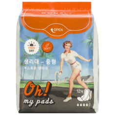 Гигиенические прокладки Consly Oh! My Pads, 12 шт