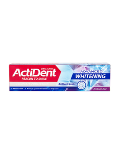 Зубная паста Active Actident Отбеливающая без парабенов, 130 г +Active