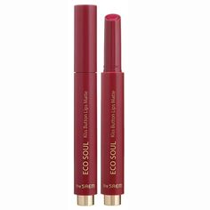 Помада для губ матовая The Saem Eco Soul Kiss Button Lips Matte 04 Fusia Red 2 г