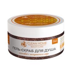 Гель-скраб Clean Home Beauty Care Для Душа Detox-пилинг С Экстрактом Мёда 250 Мл